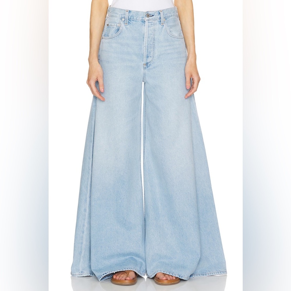 Citizens of Humanity Amari Ultra Wide Leg Trouser Jeans in Upland 25